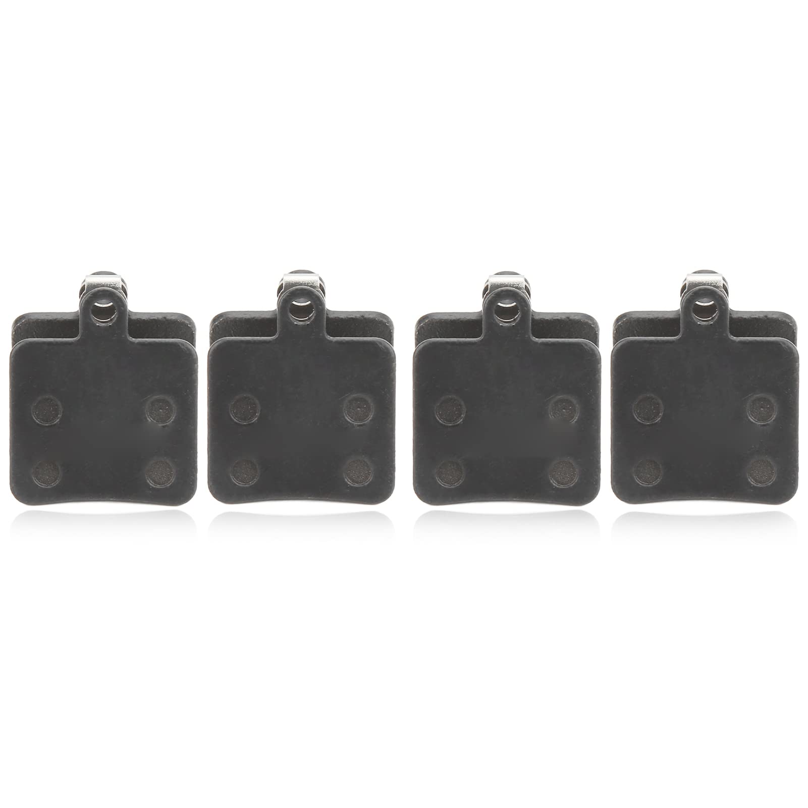JIJO 4-Piece Semi-Metallic Heat Resistant Bicycle Disc Brake Pads Set - High Performance Replacement Brake Pads for Mountain Bikes, Road Bikes & Hybrid Bikes - Ideal for Off-Road Trails, Commuting & Long-Distance Cycling