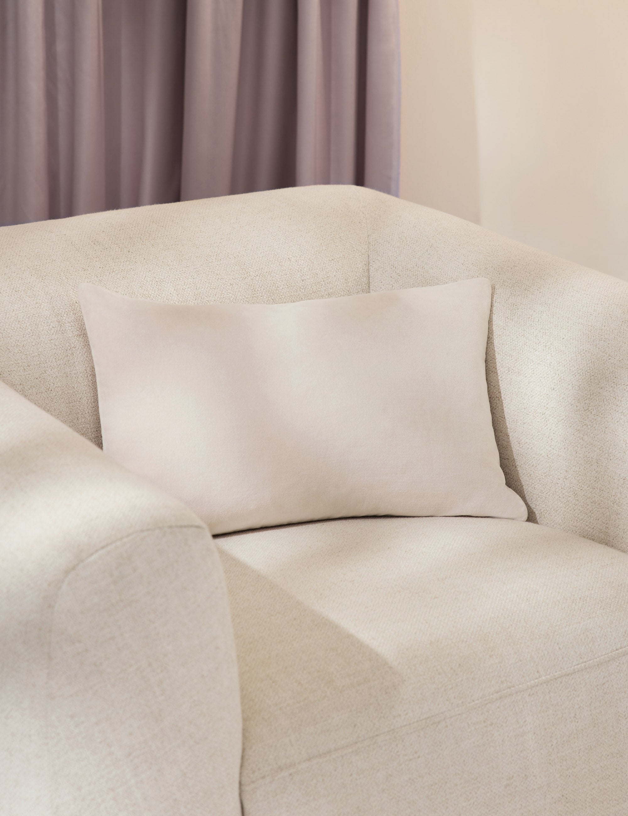 Charlotte Velvet Lumbar Pillow - Luxury Decorative Cushion for Sofa, Bed & Home Decor - Perfect for Living Room, Bedroom & Office