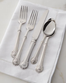 45-Piece Napoleon Bee Flatware Set - Stainless Steel Silverware for 8 - Elegant Dining & Entertaining - Perfect for Weddings, Parties & Everyday Use