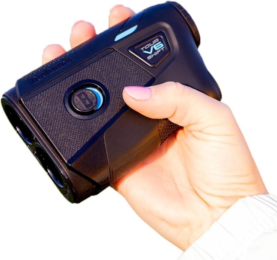 Bushnell Tour V6 Shift Patriot Pack Golf Laser Rangefinder with Slope & PinSeeker - Accurate Distance Measurement for Golfers on the Course