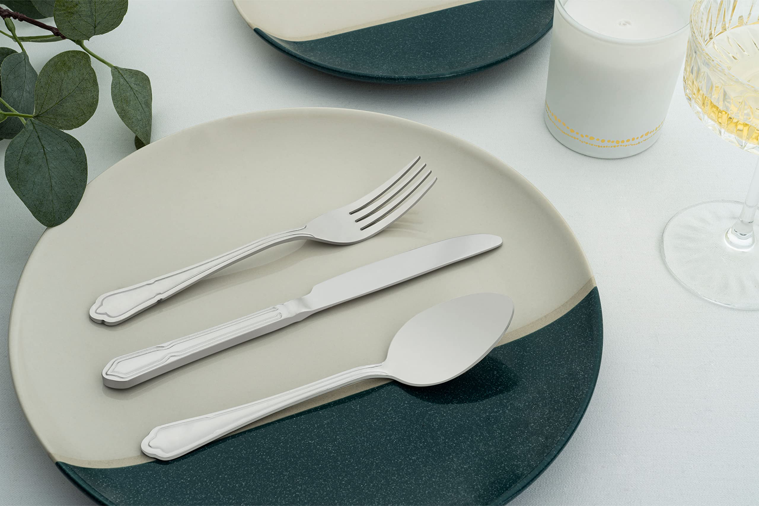 12 Pack Dubarry Table Knives - 22.5 x 2 x 0.5 cm Stainless Steel Cutlery Set for Dining, Kitchen & Restaurant Use