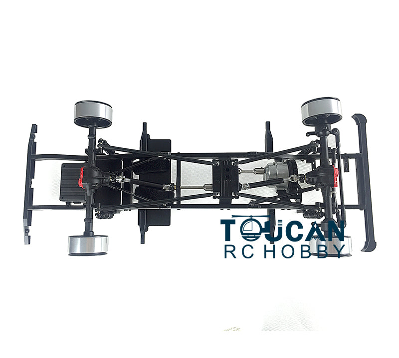 1:10 Scale Rock Crawler 334MM Shell Cabin Chassis & Tires Spare Parts for D110 RC Cars - DIY Off-Road Model Car Accessories for Hobbyists & Collectors (Perfect for Trail Crawling & RC Car Upgrades)