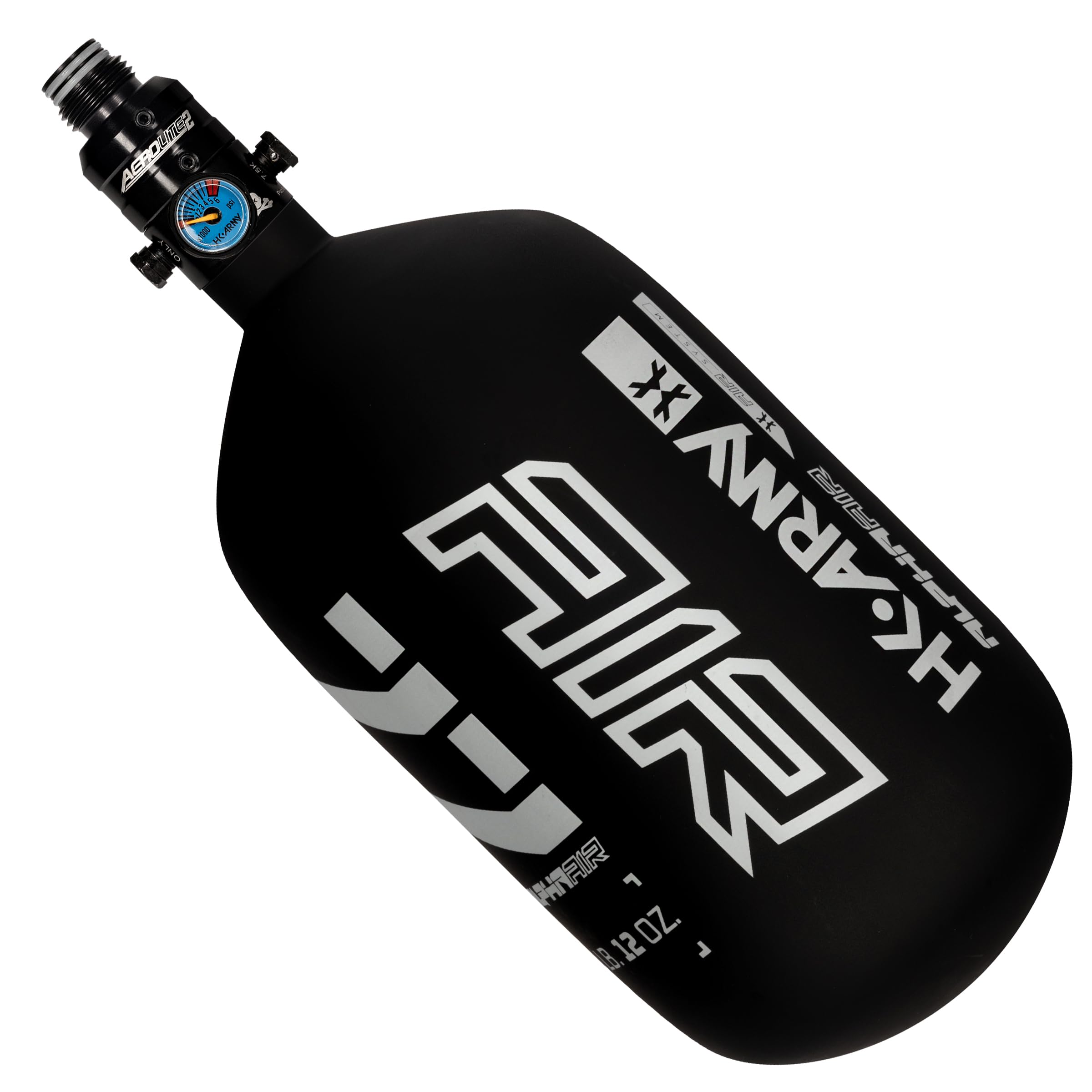 HK Army HPA Paintball Tank - Lightweight Pro Alpha Air Carbon Fiber Compressed Air Tank PRO Reg 4500psi | High-Performance Paintball Gear for Tournament & Outdoor Games