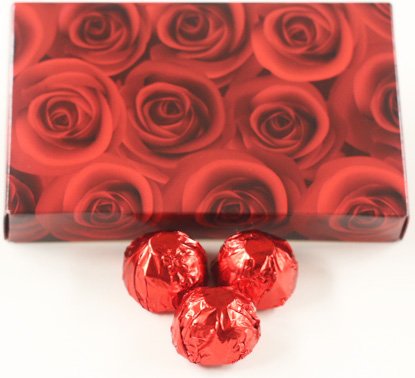 Scott's Cakes Milk Chocolate Maraschino Cherry Cream Filling Candies - 1lb Red Roses Gift Box - Perfect for Valentine's Day, Birthday Gifts & Holiday Treats