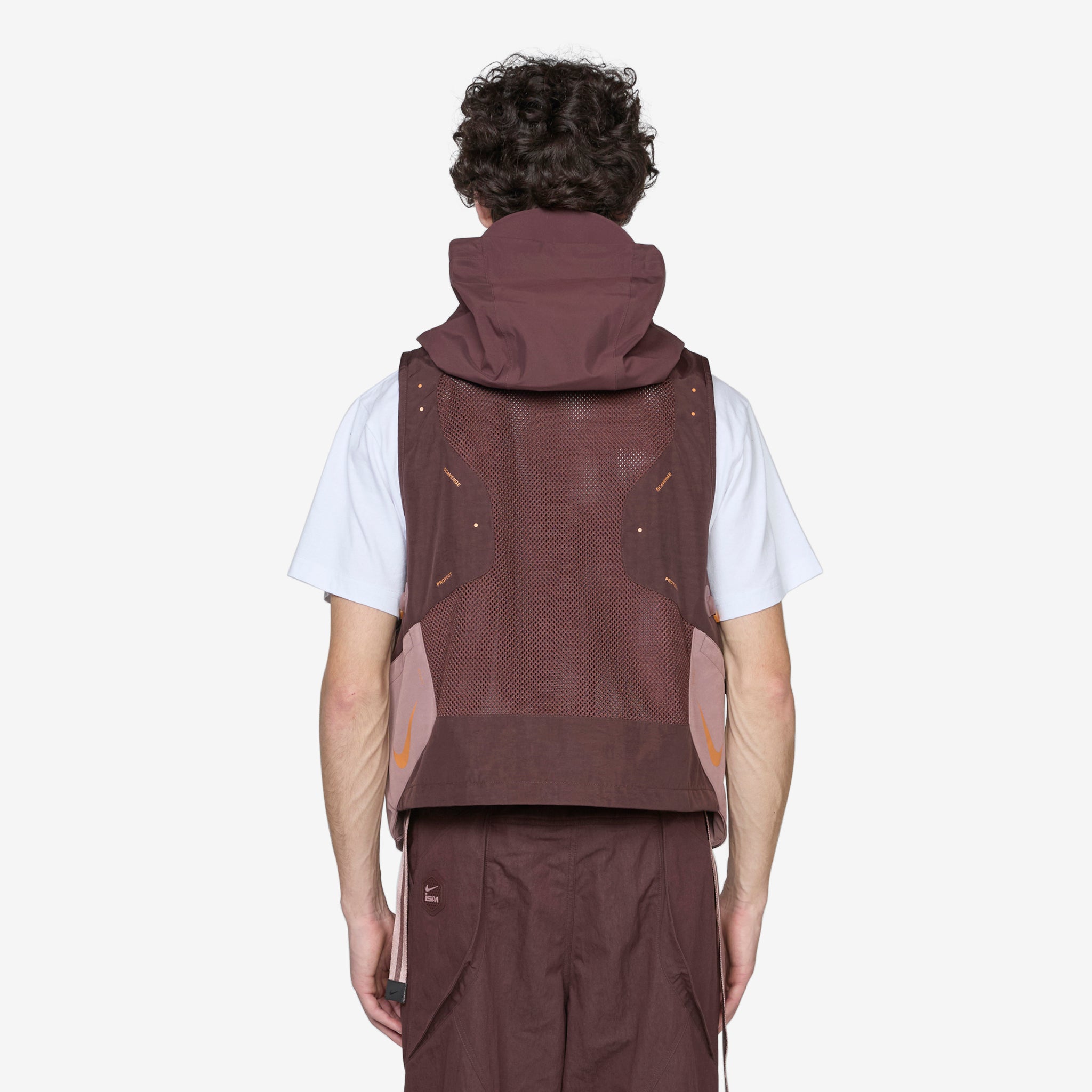 Nike ISPA Modular Vest in Smokey Mauve & Monarch Colors - Lightweight Outdoor Adventure Jacket for Hiking, Travel & Urban Exploration