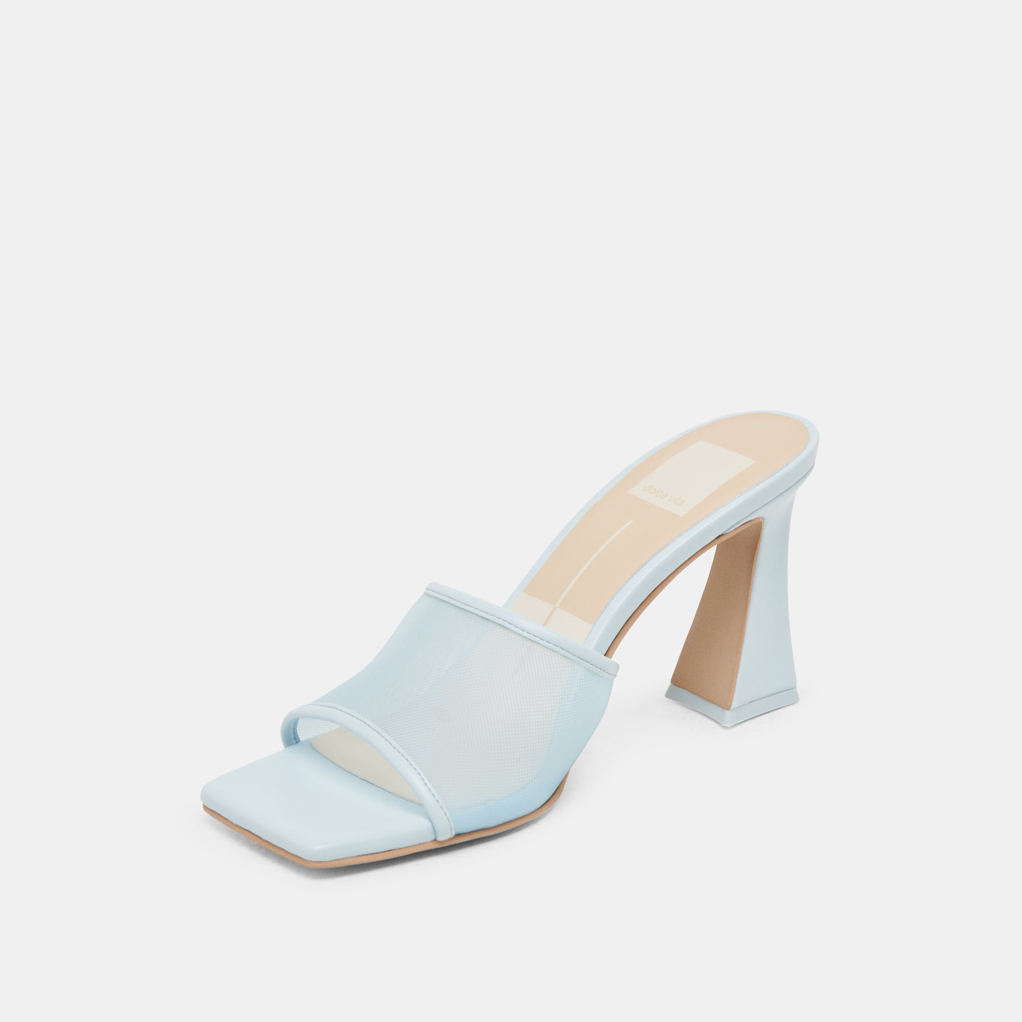 NARDA High Heels for Women - Ice Blue Mesh Stiletto Pumps - Elegant Party Shoes for Weddings, Prom & Evening Events