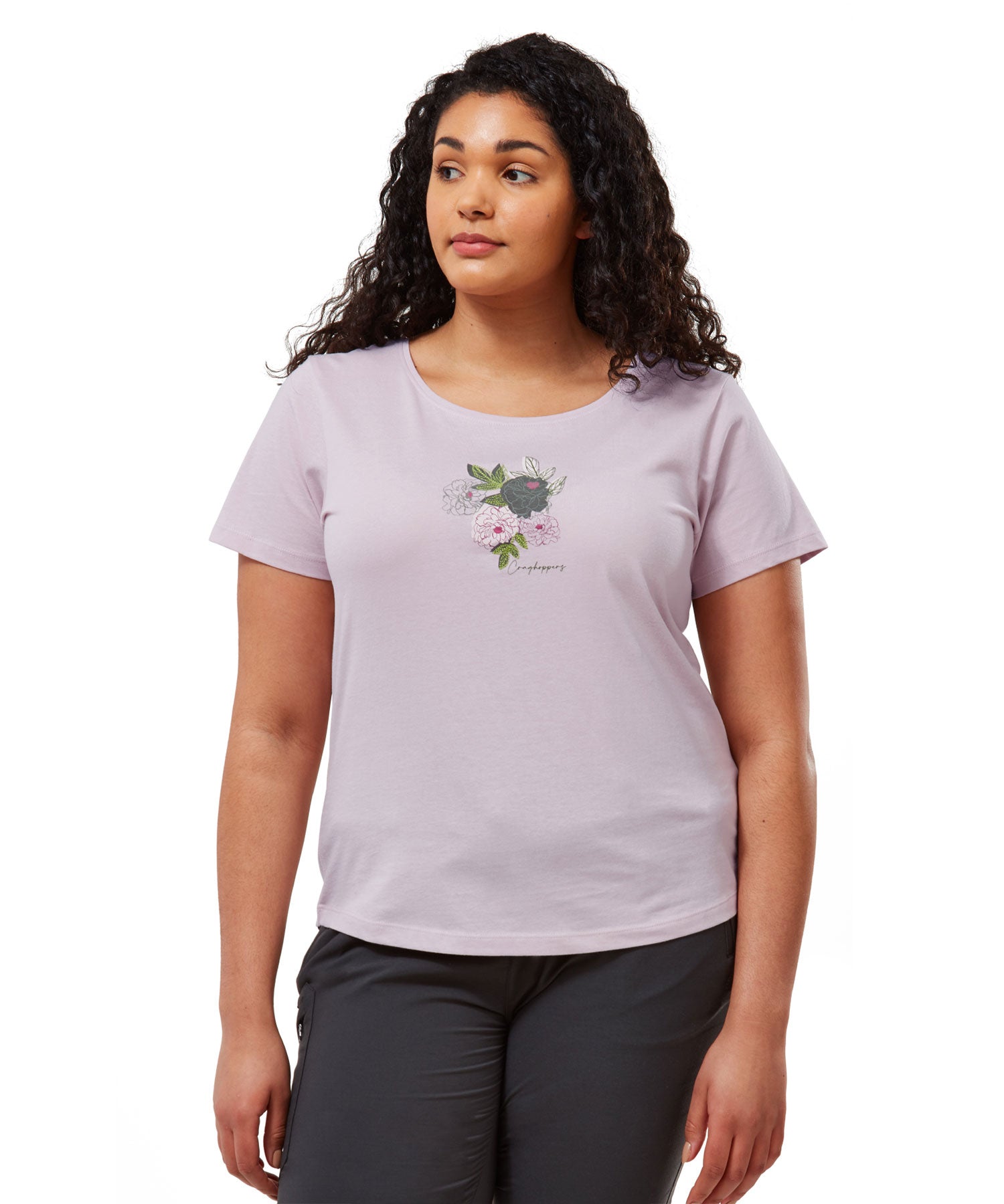 Craghoppers Miri Short Sleeve T-Shirt for Women - Lightweight Quick-Dry Travel & Hiking Shirt - Perfect for Outdoor Adventures and Casual Wear