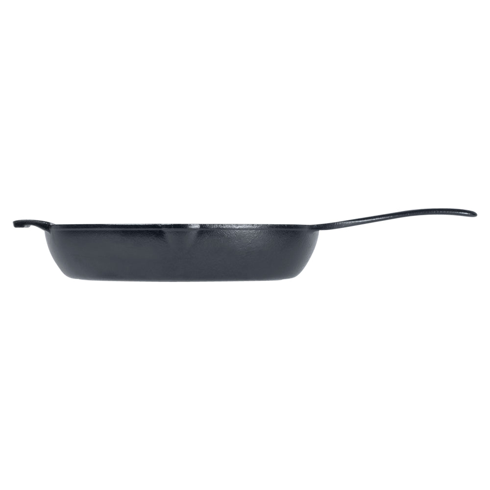 Premium Cast Iron BLACKLOCK Skillet 26cm - Heavy Duty Pre-Seasoned Frying Pan for Stovetop, Oven & Grill - Perfect for Searing Steaks, Baking Bread & Camping Cooking