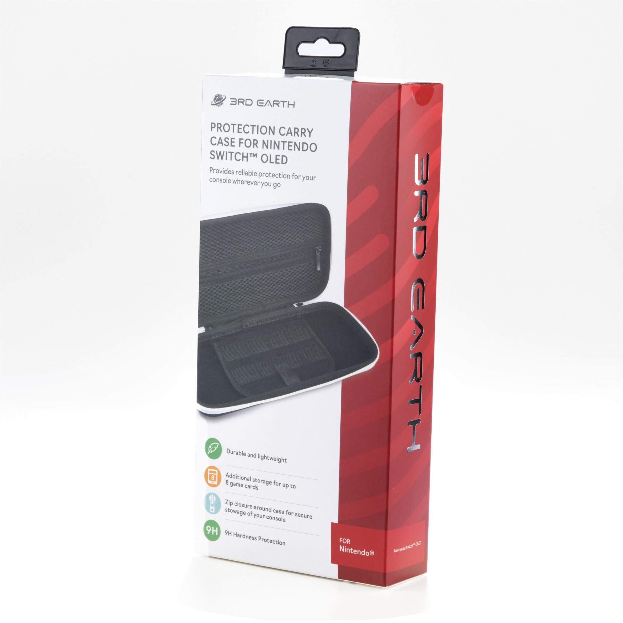 Premium Protective Carry Case for Nintendo Switch™ OLED - Shockproof & Water-Resistant Hard Shell Travel Case with Storage Pockets - Perfect for Gaming On-The-Go, Travel, and Daily Commute