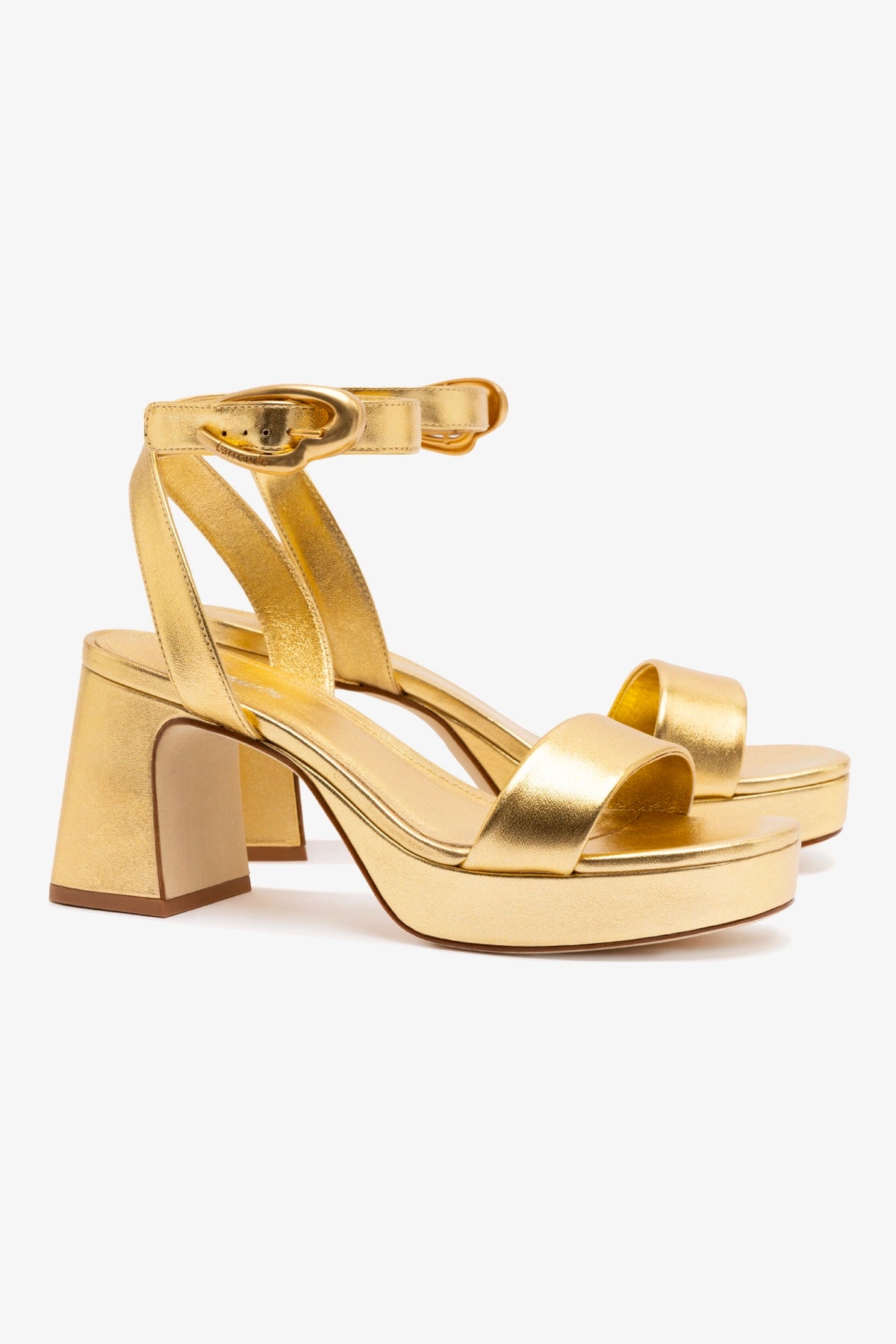 Dolly Verona Low Sandal - Women's Gold Metallic Leather Sandals for Summer | Comfortable Casual Shoes for Beach, Vacation & Daily Wear