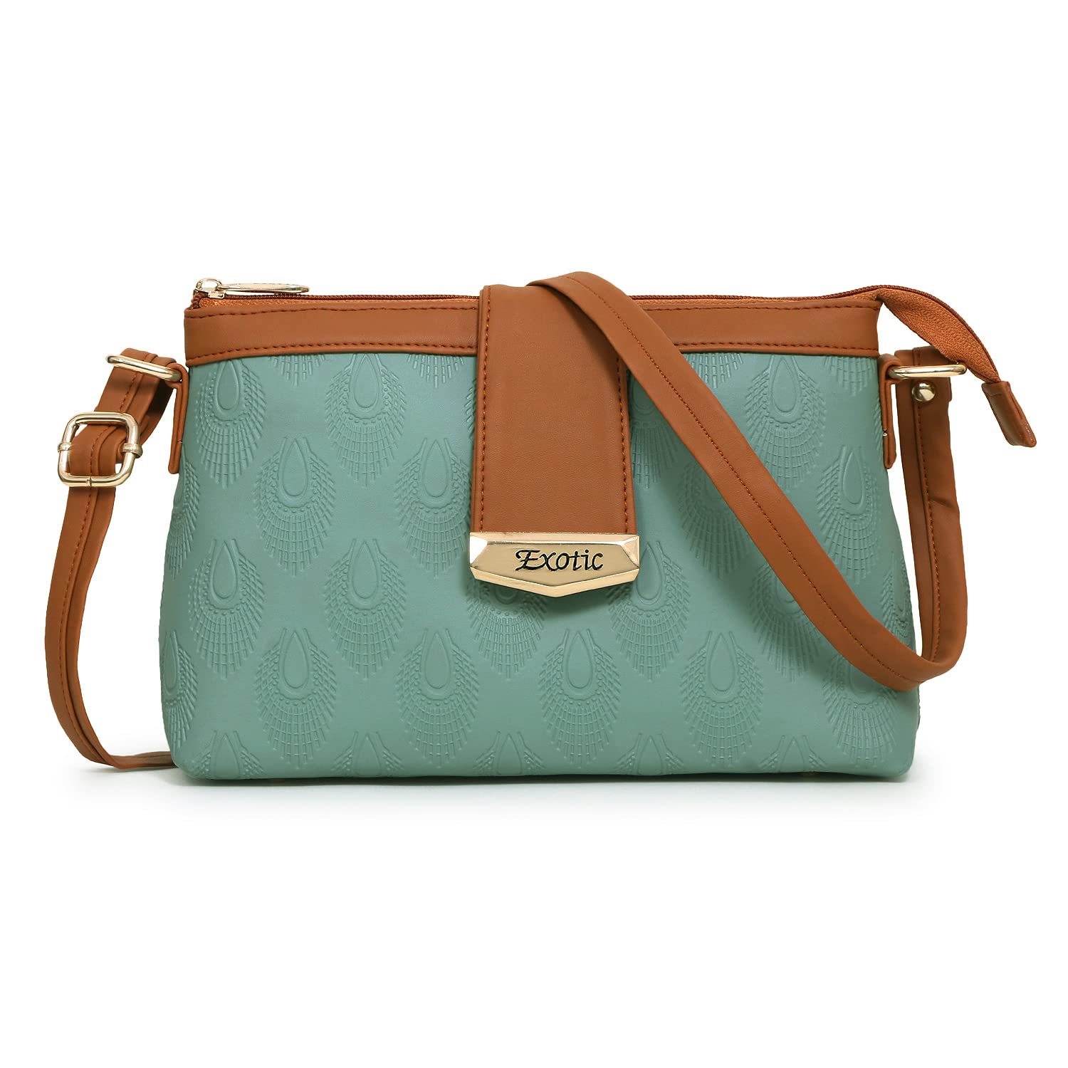 Stylish Crossbody Sling Bag for Women & Girls - Trendy Embossed Design, Lightweight & Adjustable Strap - Perfect for Travel, Shopping & Everyday Use