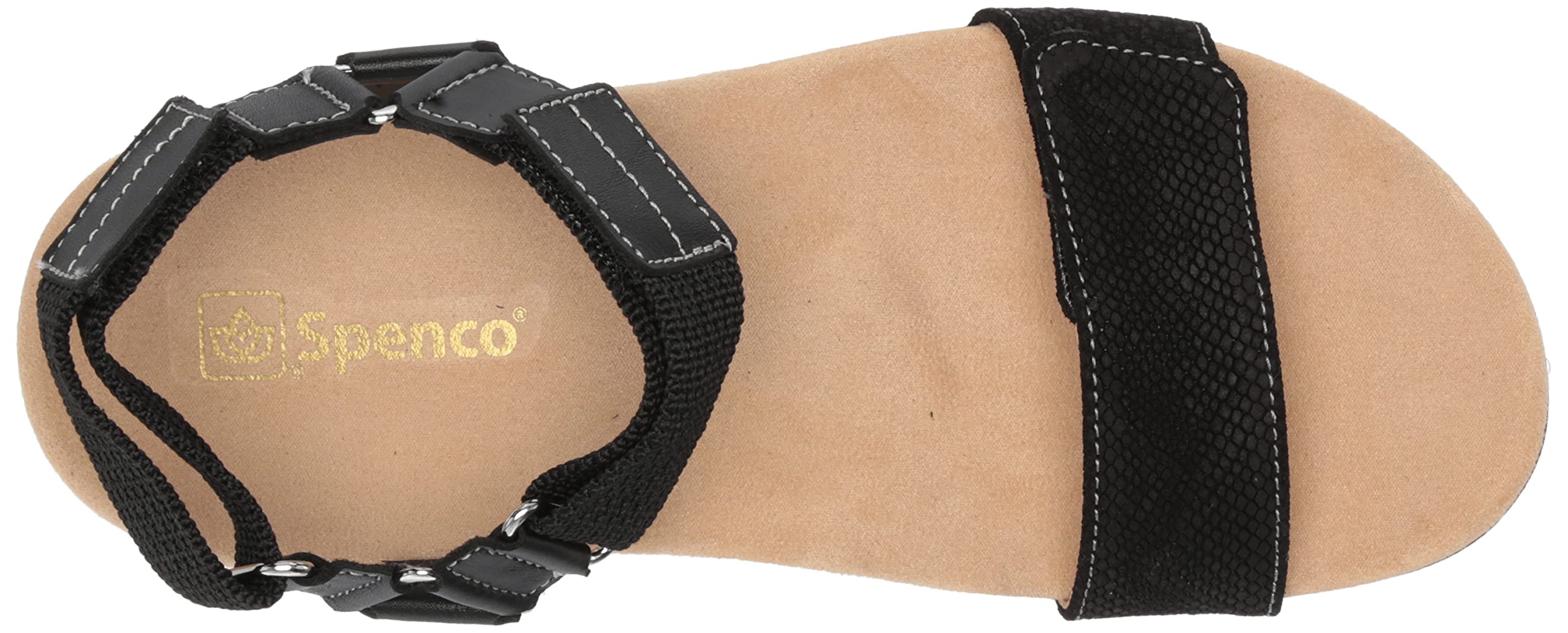 Spencos Women's Comfort Arch Support Sandals - Lightweight Walking Shoes for Plantar Fasciitis Relief, Beach & Casual Wear