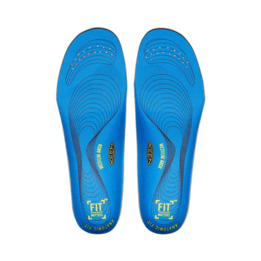 Men's Utility K 30 Medium Arch Support Insoles - Blue | Orthotic Shoe Inserts for Comfort & Pain Relief | Perfect for Work Boots, Running Shoes & Daily Wear