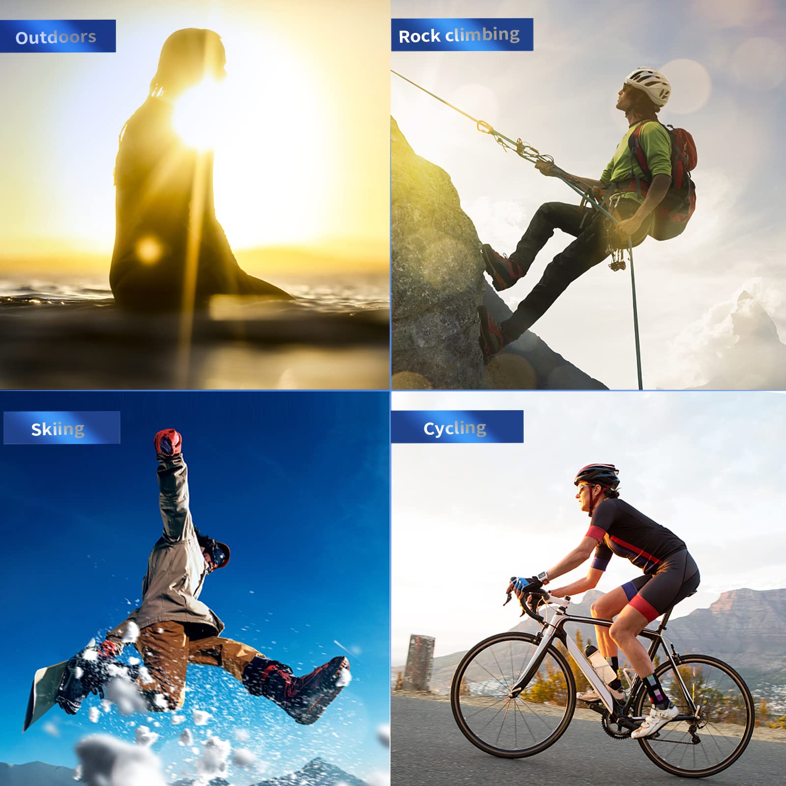 Polarized Sports Sunglasses for Men & Women - UV Protection Cycling, Running, Golf & Fishing Glasses - Perfect for Outdoor Activities & Athletic Performance