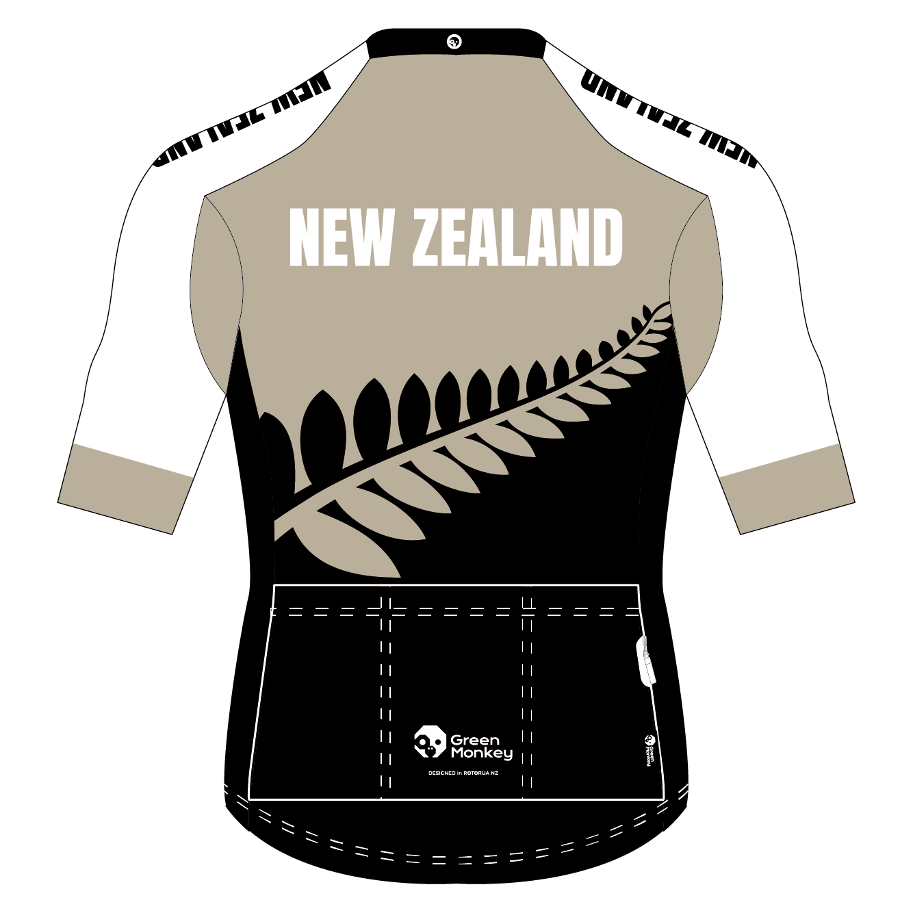 Premium New Zealand Cycling Jersey #3 - Breathable & Moisture-Wicking Bike Shirt for Men & Women - Perfect for Road Biking, Mountain Cycling & Outdoor Sports (PRE ORDER)