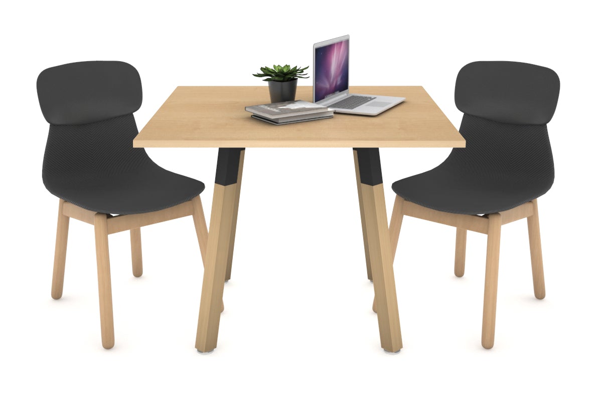 Solid Wood Square Coffee Table with Quadro Legs - 31.5