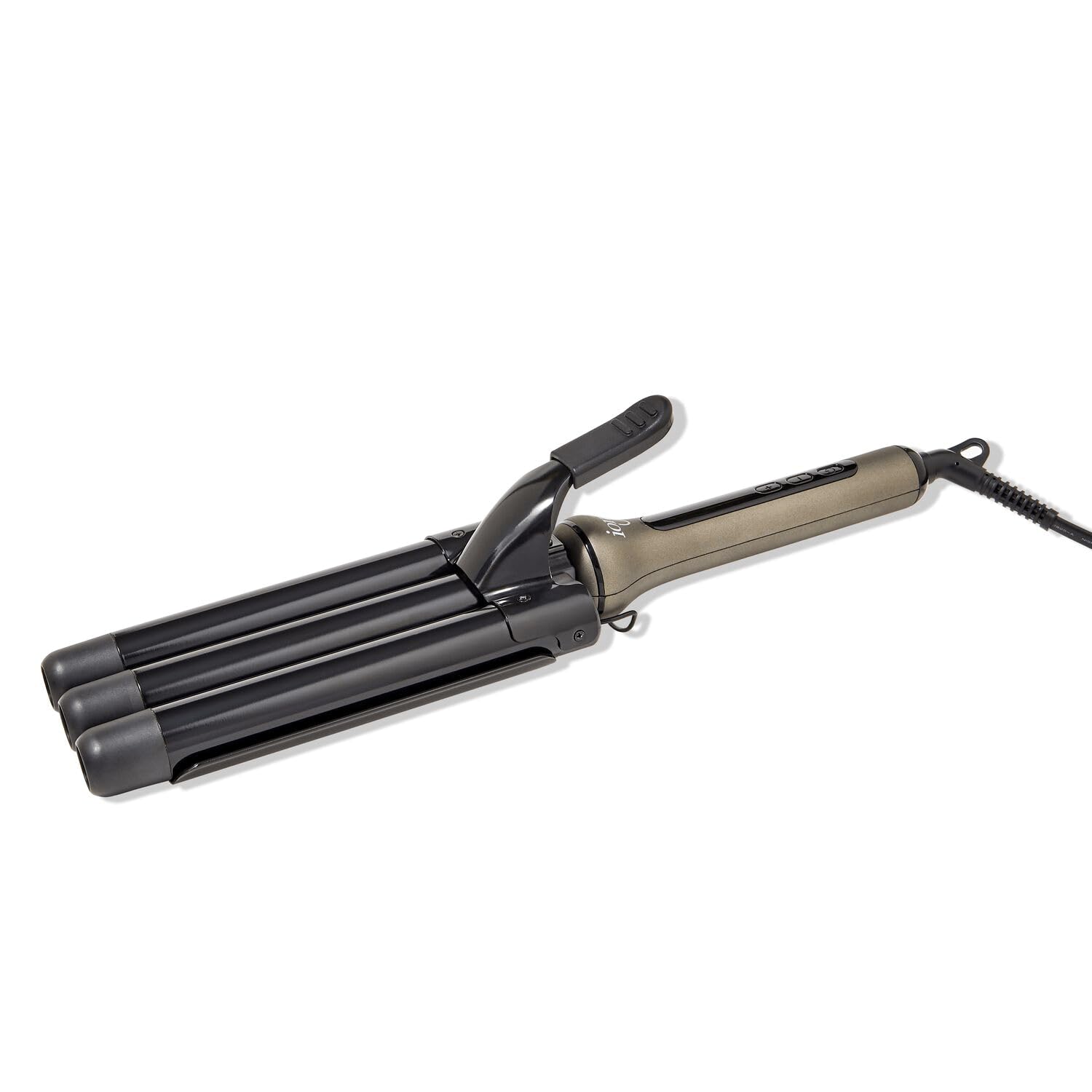Ion Ceramic Jumbo Triple Barrel Waver Hair Curler - Professional Salon Quality Styling Tool for Long & Thick Hair, Perfect for Beach Waves, Loose Curls & Voluminous Hairstyles (Great for Weddings, Parties & Everyday Styling)