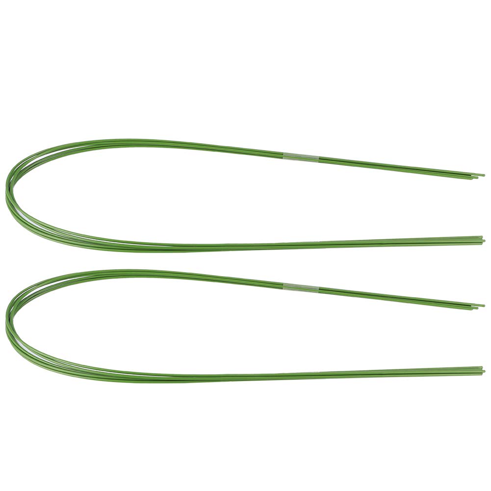 Flexible Plastic Garden Support Hoops for Greenhouses - Durable Plant Stakes for Gardening, Greenhouse Accessories & Electrician Work - Perfect for Plant Protection, Pest Control, and Vine Support in Outdoor Gardens