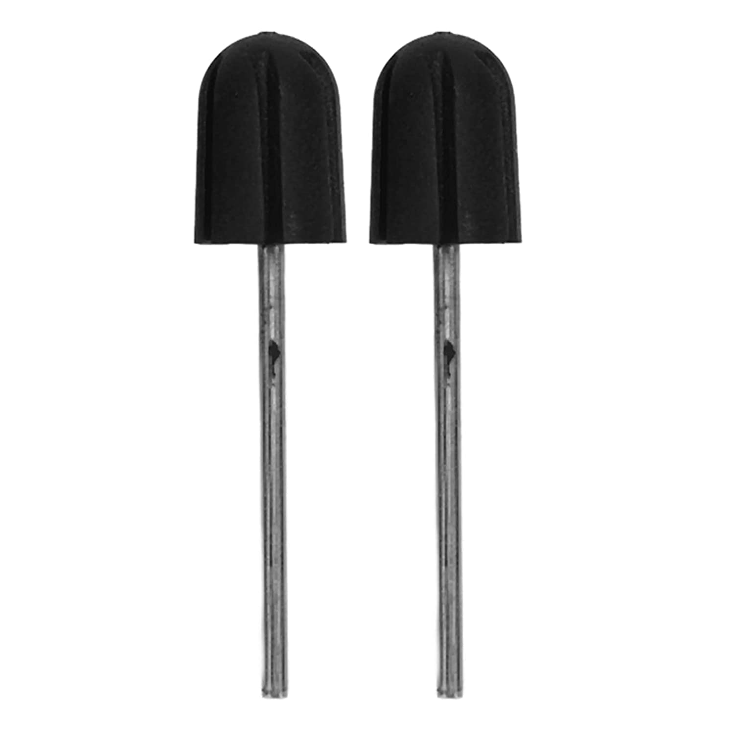 Professional Set of 2 Nail Sanding Drill Bits - Multi-Grit Sanding Heads for Acrylic & Gel Nails - Perfect for Nail Salons, DIY Manicures & Home Nail Care