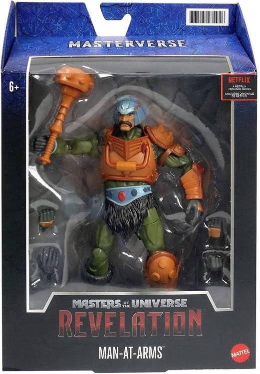 Masters of the Universe: Revelation Masterverse Man At Arms Action Figure | He-Man Collectible Toy for Adults & Fans | Perfect for Display, Cosplay & Nostalgic Gift Giving