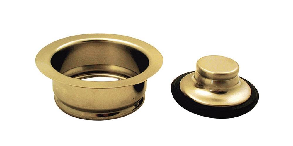BFNDFSORB Oil Rubbed Bronze Disposal Ring and Stopper - Durable Sink Drain Cover for Kitchen & Bathroom, Rust-Resistant Garbage Disposal Flange (Perfect for Home Renovation and Plumbing Maintenance)
