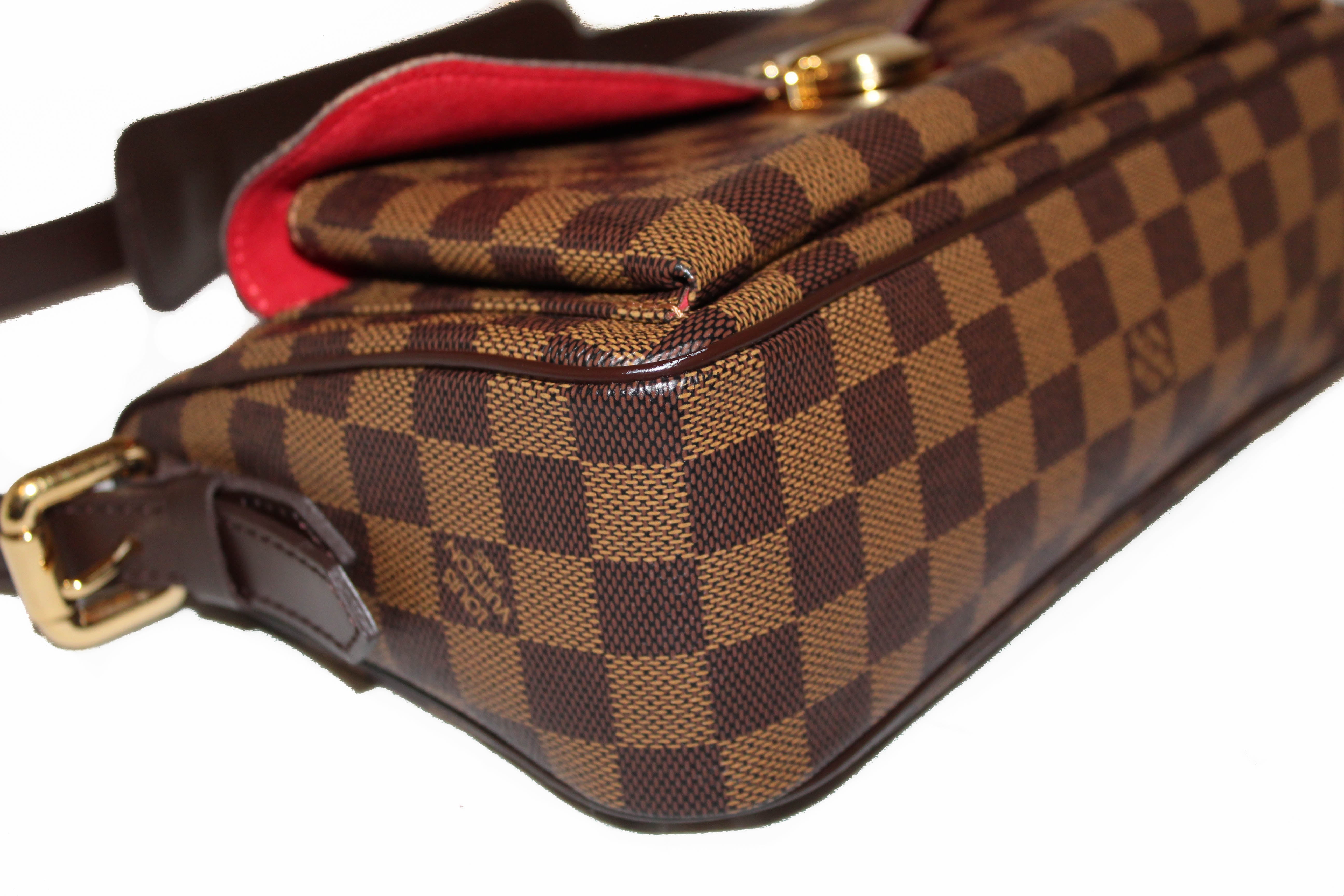 Authentic Louis Vuitton Damier Ebene Ravello GM Shoulder Bag for Women | Luxury Designer Handbag for Work, Travel & Everyday Use