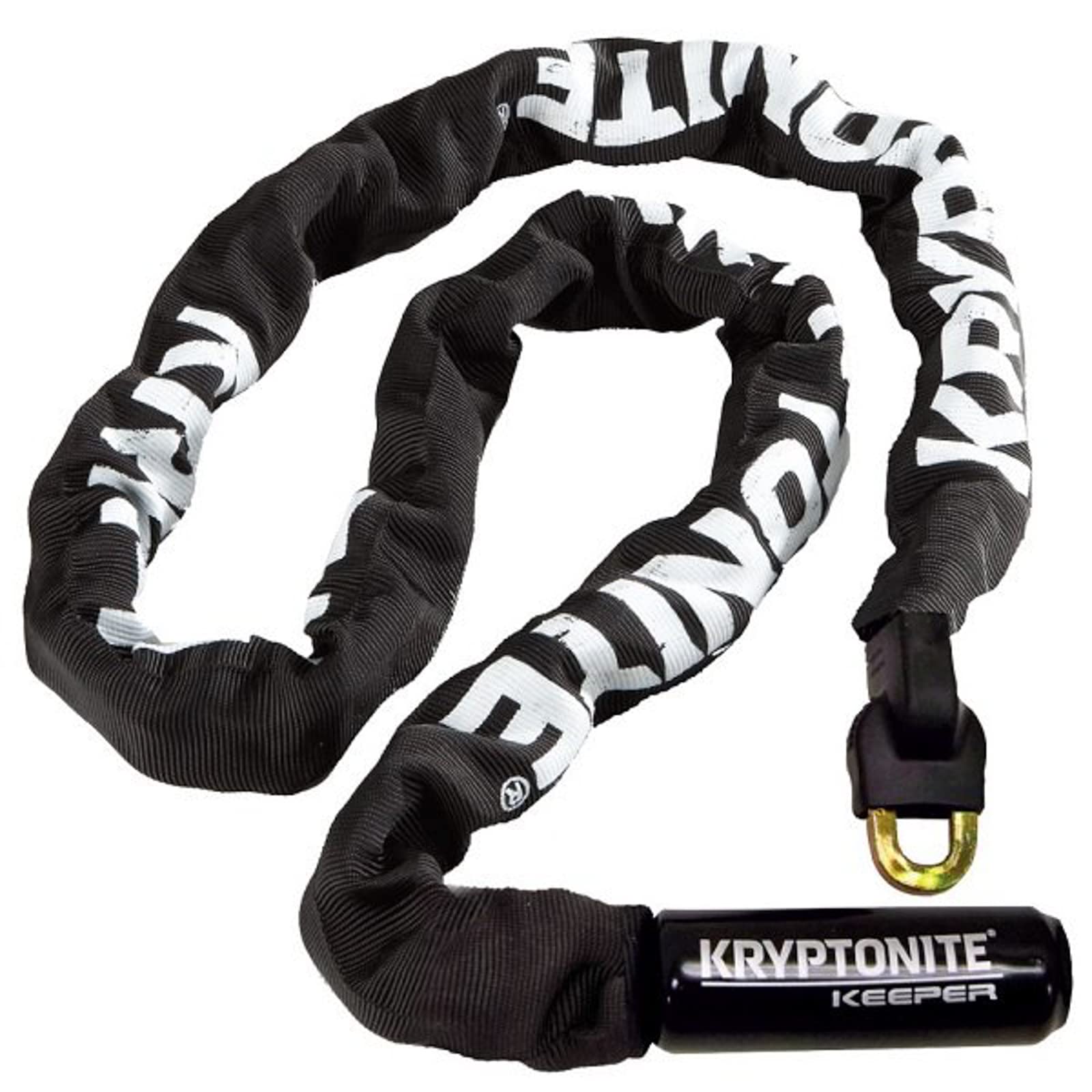 Kryptonite New-U New York Standard Heavy Duty Bicycle U Lock with 785 Integrated Chain - 16mm Steel Shackle, 33.5-Inch Bike Lock (Black/Yellow/Grey/Purple/Red) - Secure Your Bike, Scooter, or Motorcycle in Urban Areas & High-Theft Locations