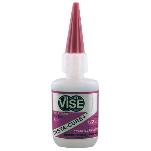 Vise Grip Insta Cure Gap Filling Glue - Fast Drying Super Strong Adhesive for Wood, Metal, Plastic - 0.5 oz Purple (Perfect for DIY Repairs, Crafts, and Household Fixes)