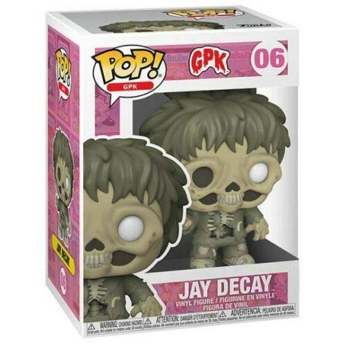 Jay Decay Pop #06 Garbage Pail Kids Vinyl Figure with EcoTEK Plastic Protector - Collectible Pop Culture Toy for Display & Protection - Perfect for Collectors, Home Decor, and Gift Giving