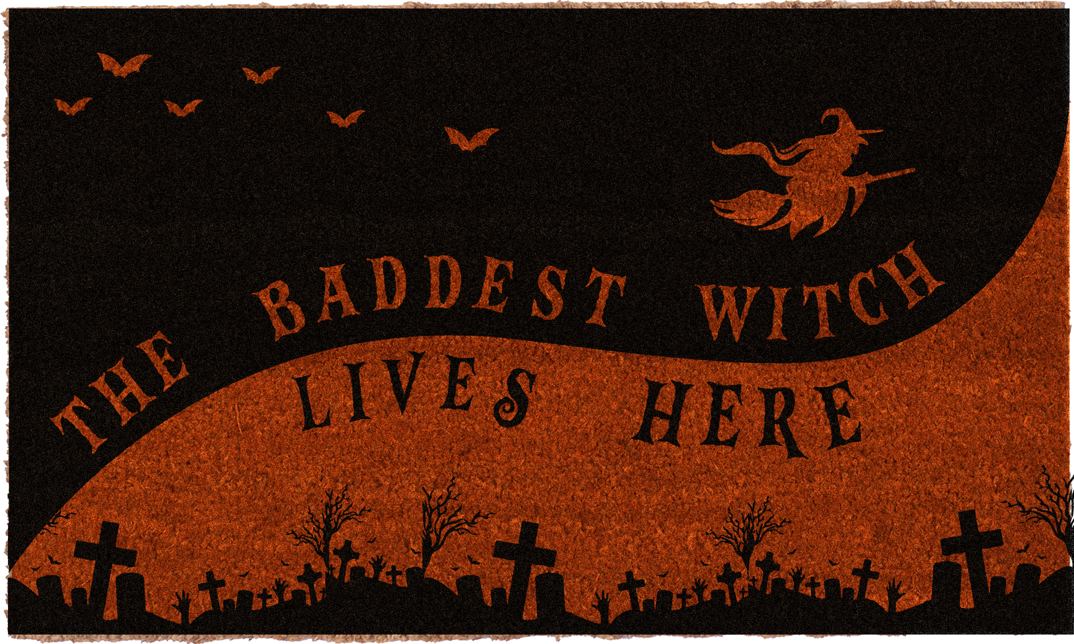 The Baddest Witch Lives Here - Gothic Home Decor for Halloween & Witchy Aesthetic - Perfect for Spooky Room Decor, Witch Lair & Halloween Party