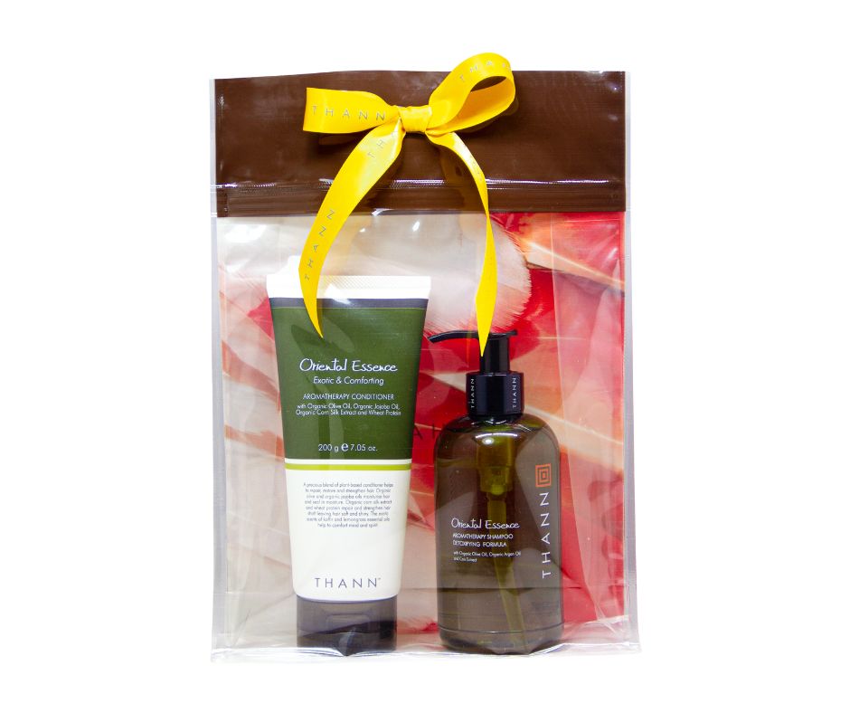 Premium Oriental Essence Hair Care Gift Set - Nourishing Shampoo, Conditioner & Hair Oil for Shiny, Healthy Hair ($53 Value) - Perfect for Gifts, Self-Care & Salon-Quality Treatment at Home