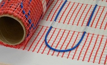 15 sqft HeatTech 120V Electric Radiant Floor Heating Mat for Tile & Stone Floors - Underfloor Heating System for Bathrooms, Kitchens & Living Rooms - Energy Efficient Warm Floor Solution for Winter Comfort
