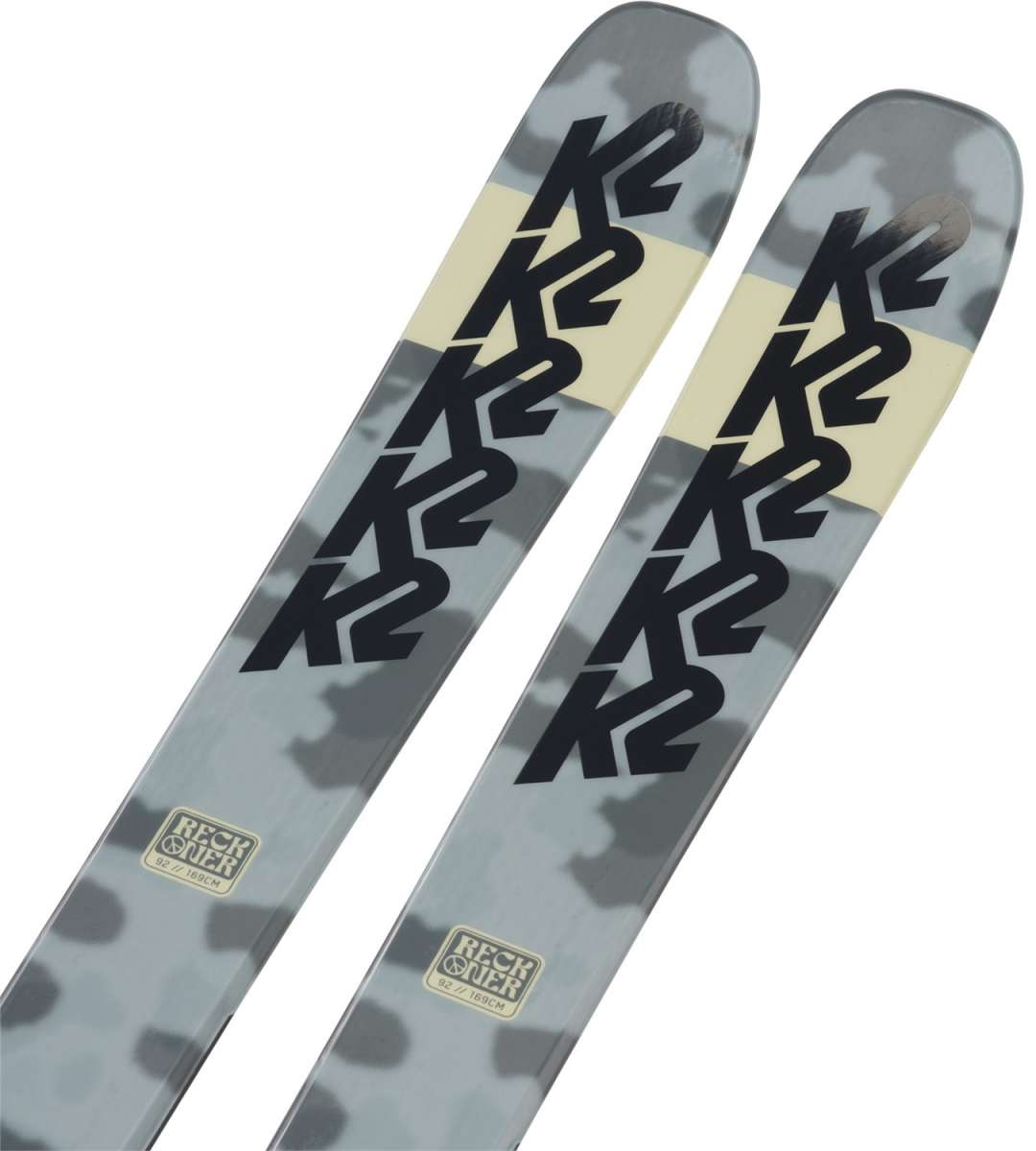 2024 K2 Reckoner 92 Skis - All-Mountain Freestyle Skis for Powder & Park Performance | Perfect for Backcountry & Resort Skiing