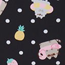 Pusheen x Unique Vintage Cape May Swim Bottoms - Cute Cat Print Swimwear for Women | Perfect for Beach, Pool & Summer Vacations