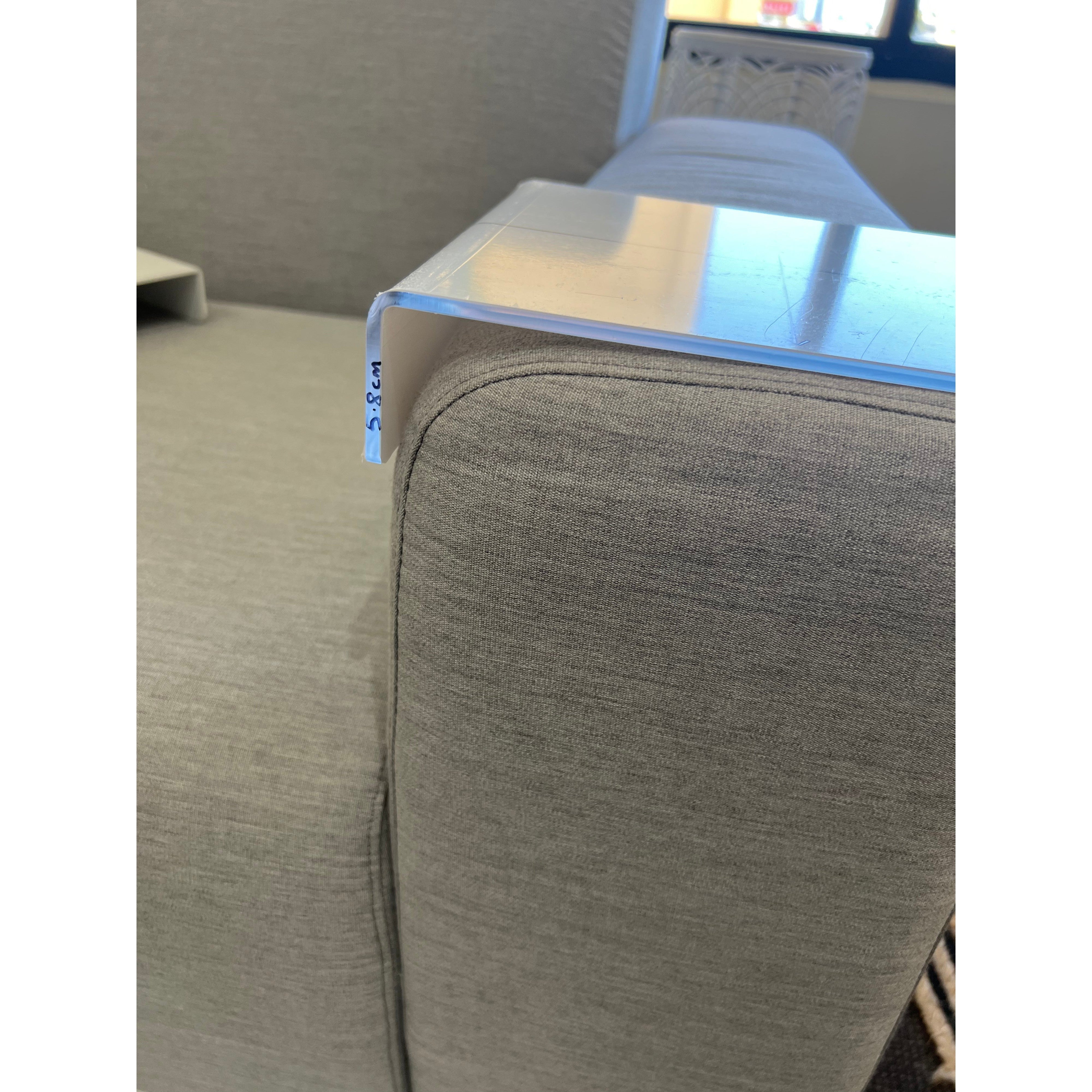 Adjustable Sofa Arm Desk Tray - Laptop & Tablet Holder for Couch, Bed, or Office - Perfect for Working, Eating, or Watching Movies Comfortably