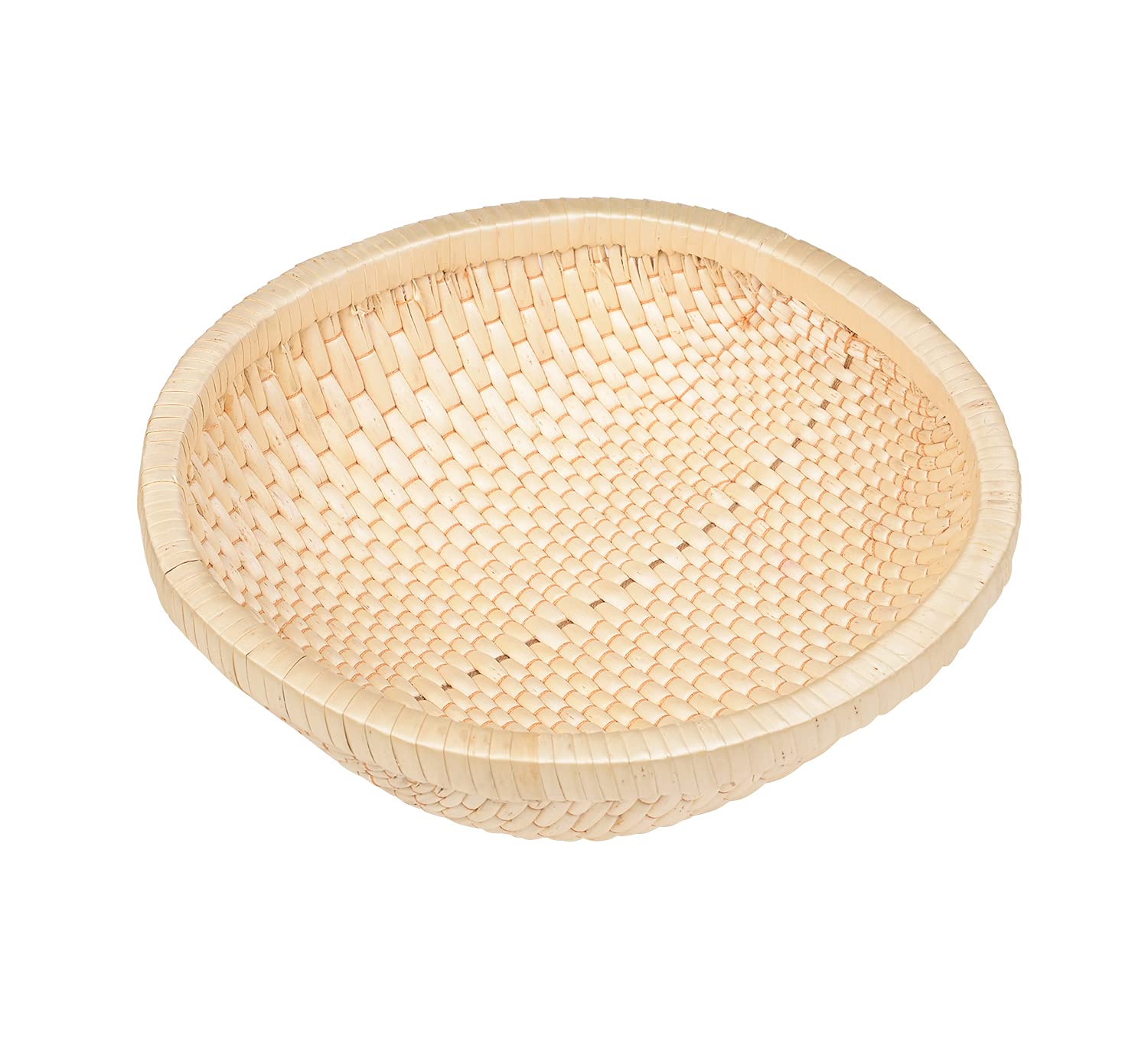 Handwoven Wicker Bread Basket - 10.6