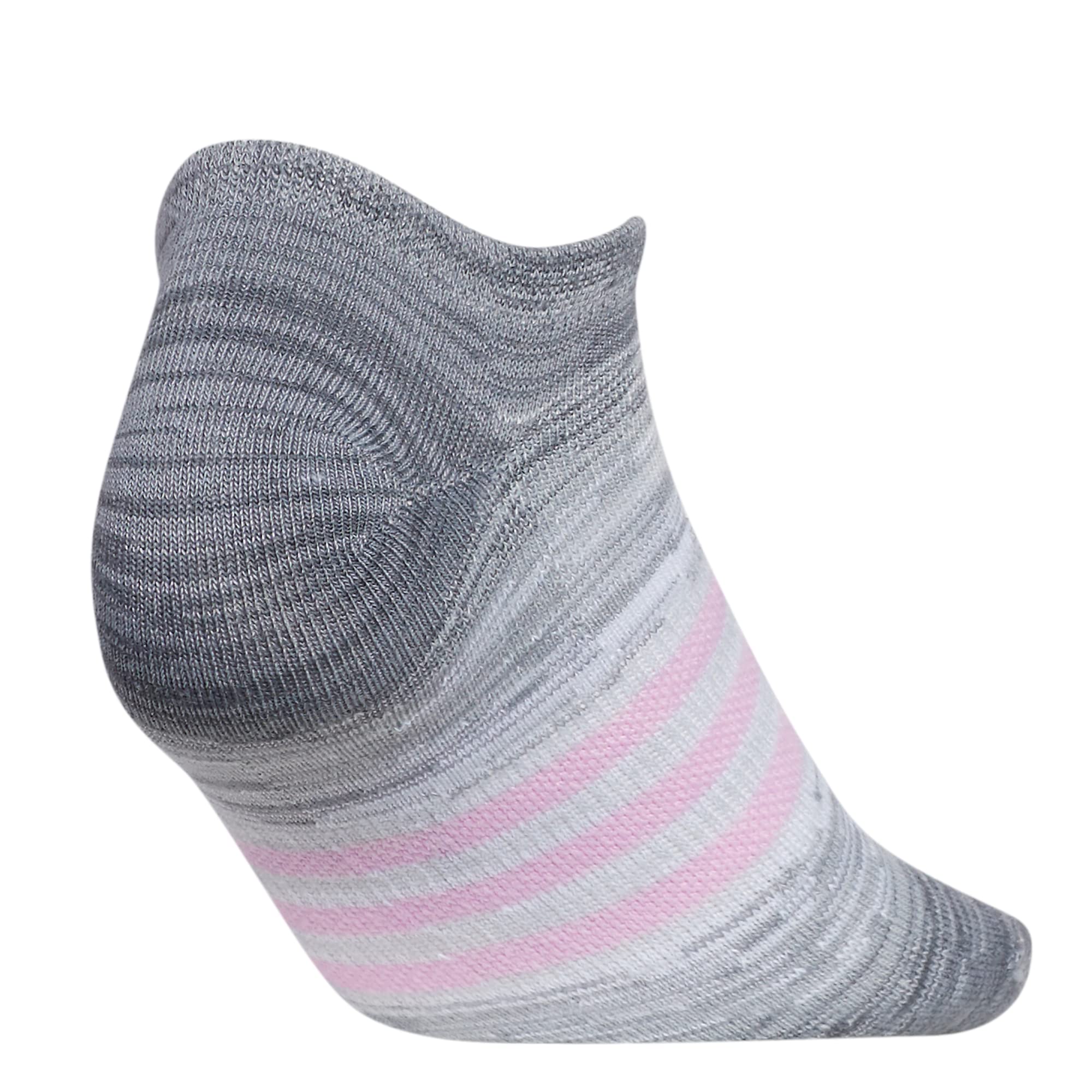 adidas Women's Superlite No Show Socks 6-Pack - Breathable Athletic Socks for Running, Gym & Everyday Wear