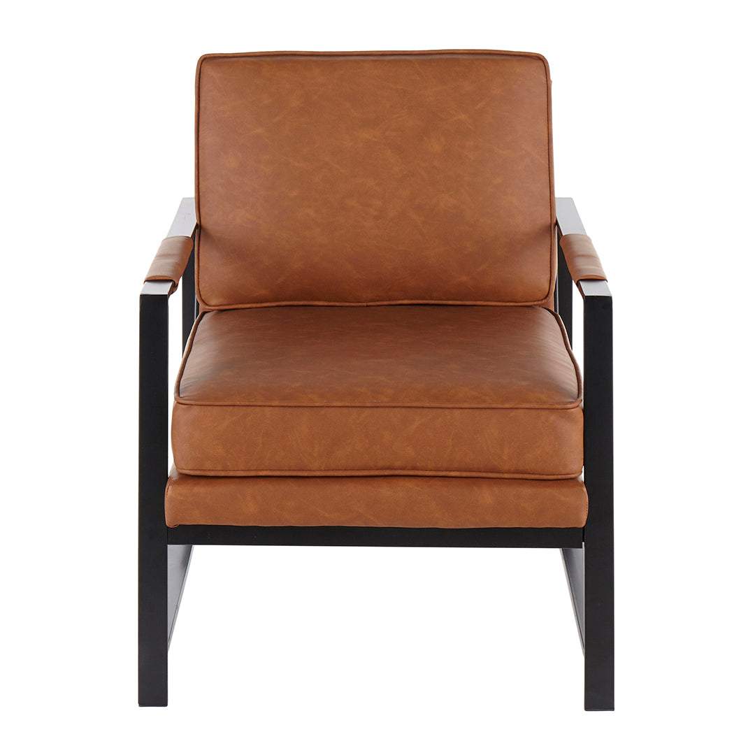 Franklin Arm Chair - Modern Comfortable Upholstered Lounge Chair for Living Room, Office, and Reading Nook - Perfect for Relaxing, Working, and Decorating Your Home