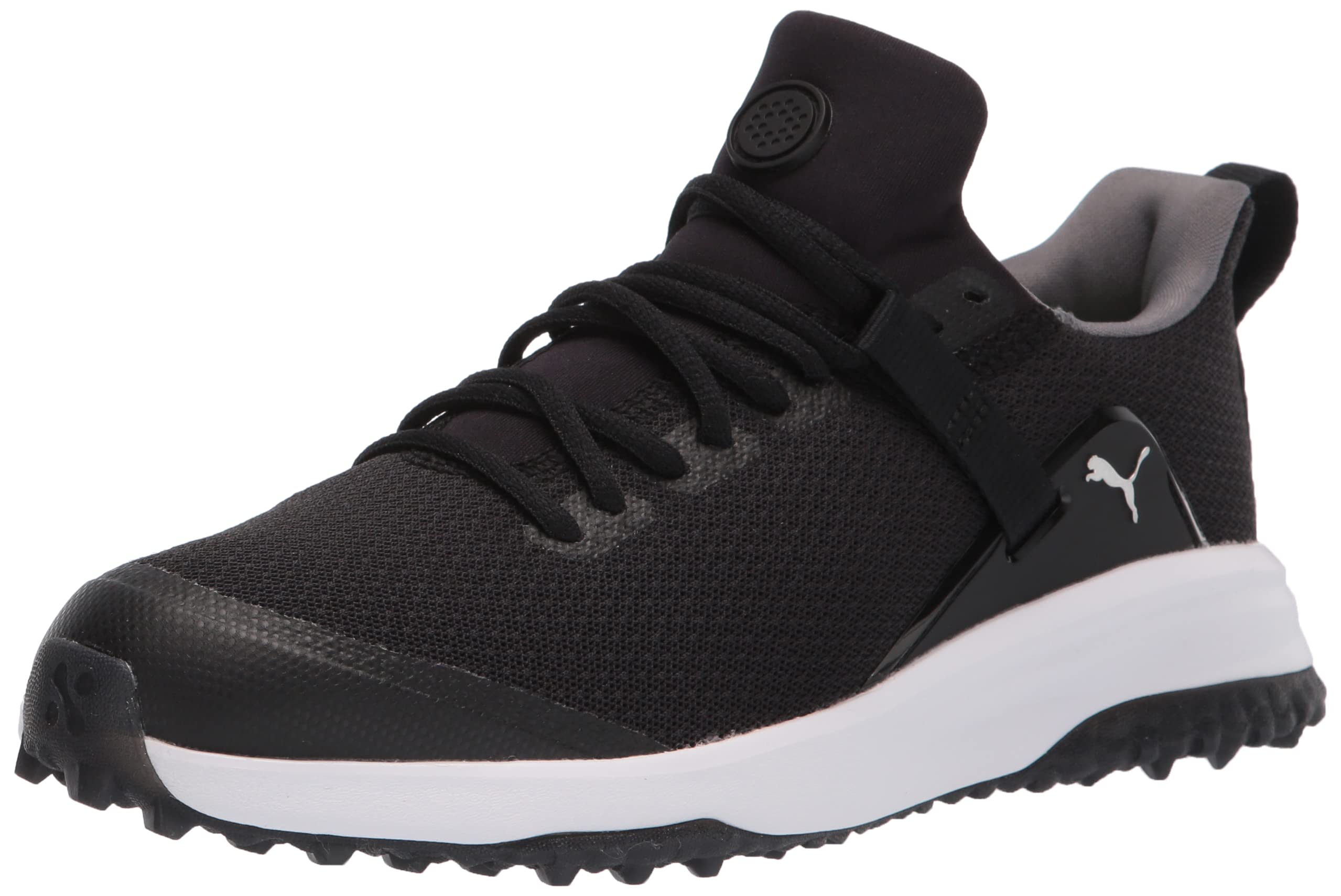 PUMA Men's Fusion Evo Golf Shoes - Lightweight & Waterproof Spiked Golf Shoes for Men - Perfect for Golf Course & Outdoor Sports
