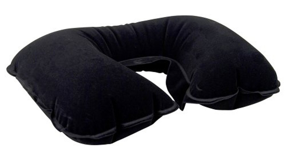 Inflatable Travel Neck Pillow - Comfortable Air Cushion for Airplane, Car & Camping - Portable Support for Long Flights & Road Trips