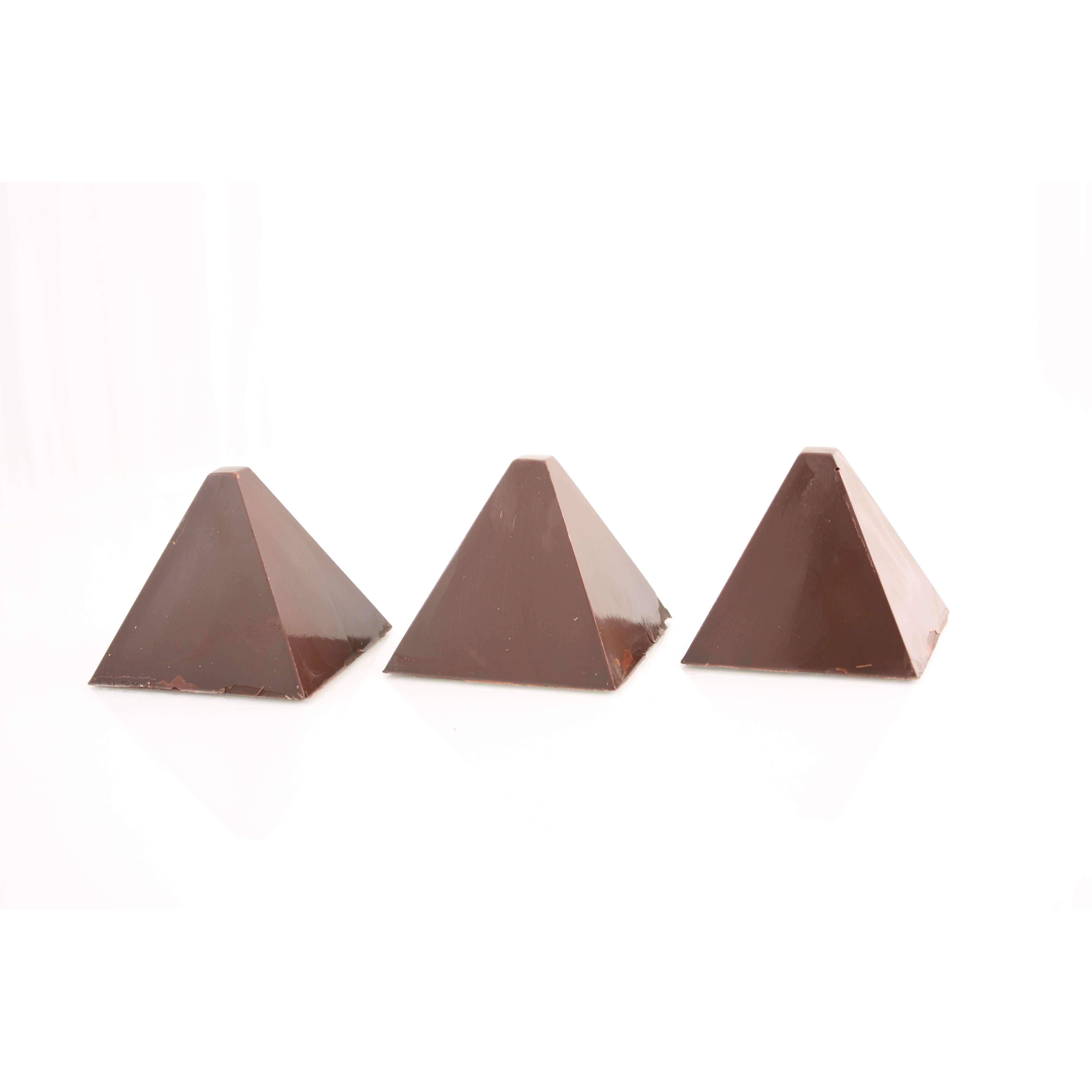Premium Chocolate Pyramid Molds for Baking & Candy Making - Heat-Resistant Thermoformed Plastic for DIY Desserts, Party Favors, and Gourmet Treats