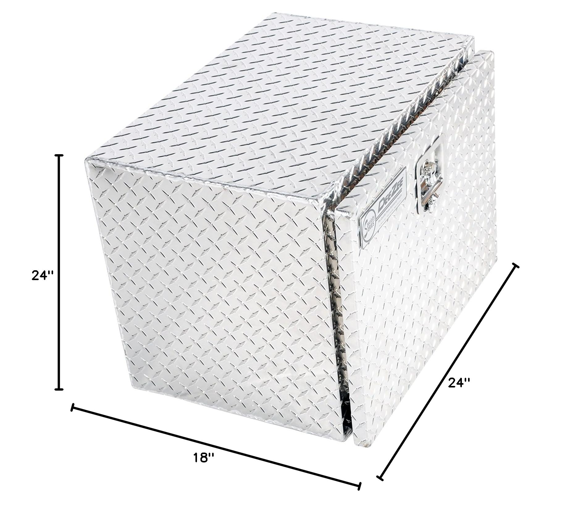 Dee Zee DZ61 Brite-Tread Aluminum Underbed Tool Box - Heavy Duty Truck Storage Organizer for Tools & Equipment | Perfect for Pickup Trucks & Work Vans
