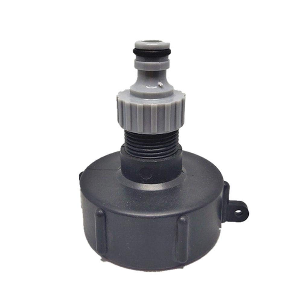 GC-01634 Brass Garden Hose Connector - Quick Connect Water Hose Adapter for IBC Ton Valve (1000L Capacity) | Durable Plastic Nozzle for Outdoor Gardening, Irrigation & Water Transfer