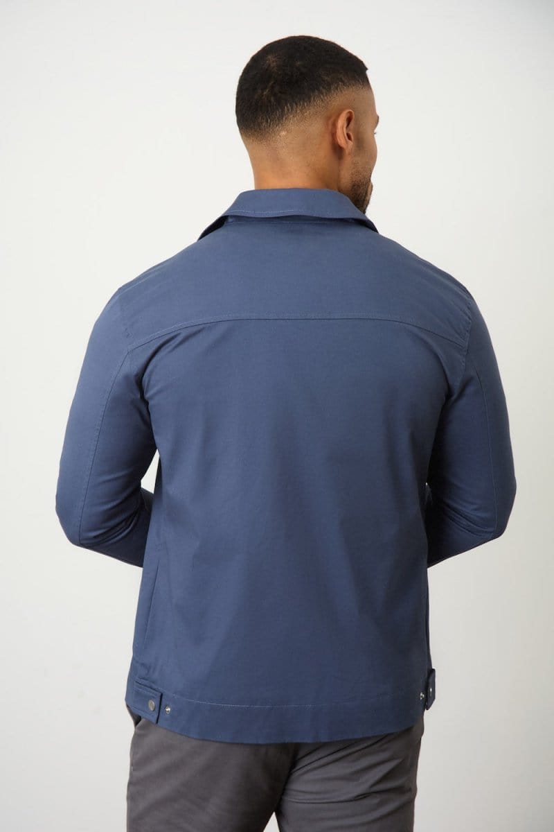Men's Cotton Blend Harrington Jacket - Classic Air Force Style for Casual & Smart Outfits | Perfect for Work, Travel & Outdoor Activities