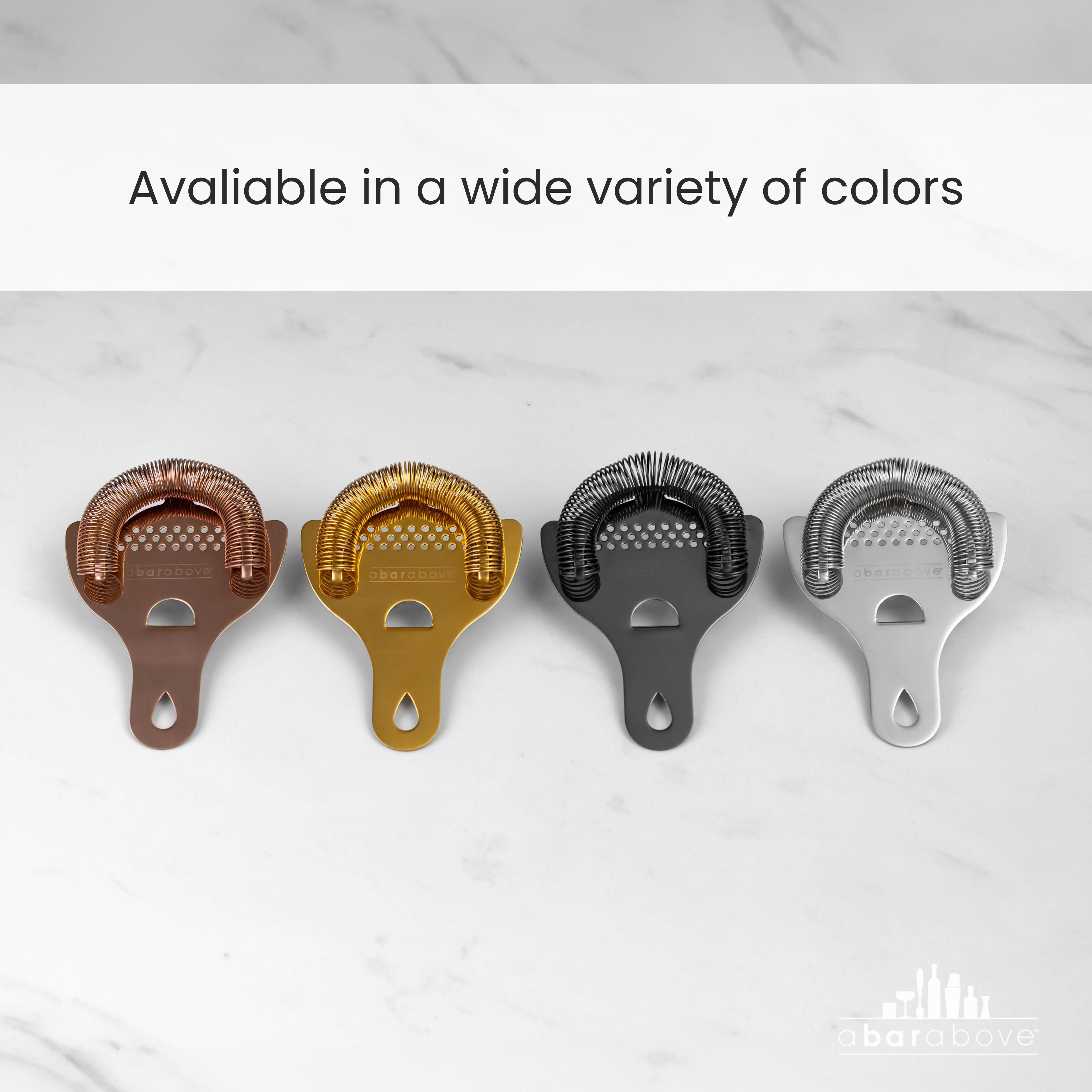 Antique Copper Hawthorne Strainer - Premium Cocktail & Bar Strainer for Mixing, Filtering, and Crafting Drinks - Perfect for Bartenders, Home Bars, and Cocktail Enthusiasts
