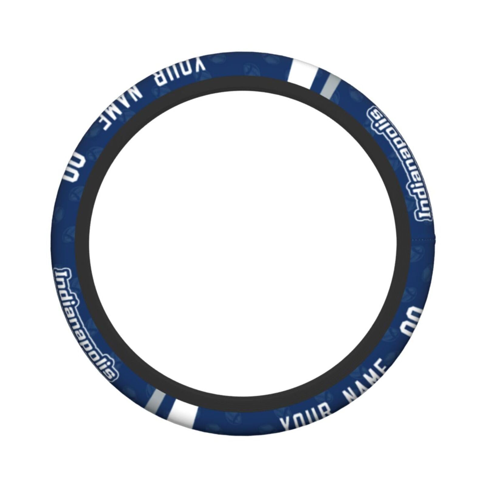 Custom Football Car Steering Wheel Cover - Anti-Slip & Sweat Absorption for Sedans, SUVs & Trucks - Perfect for Sports Fans