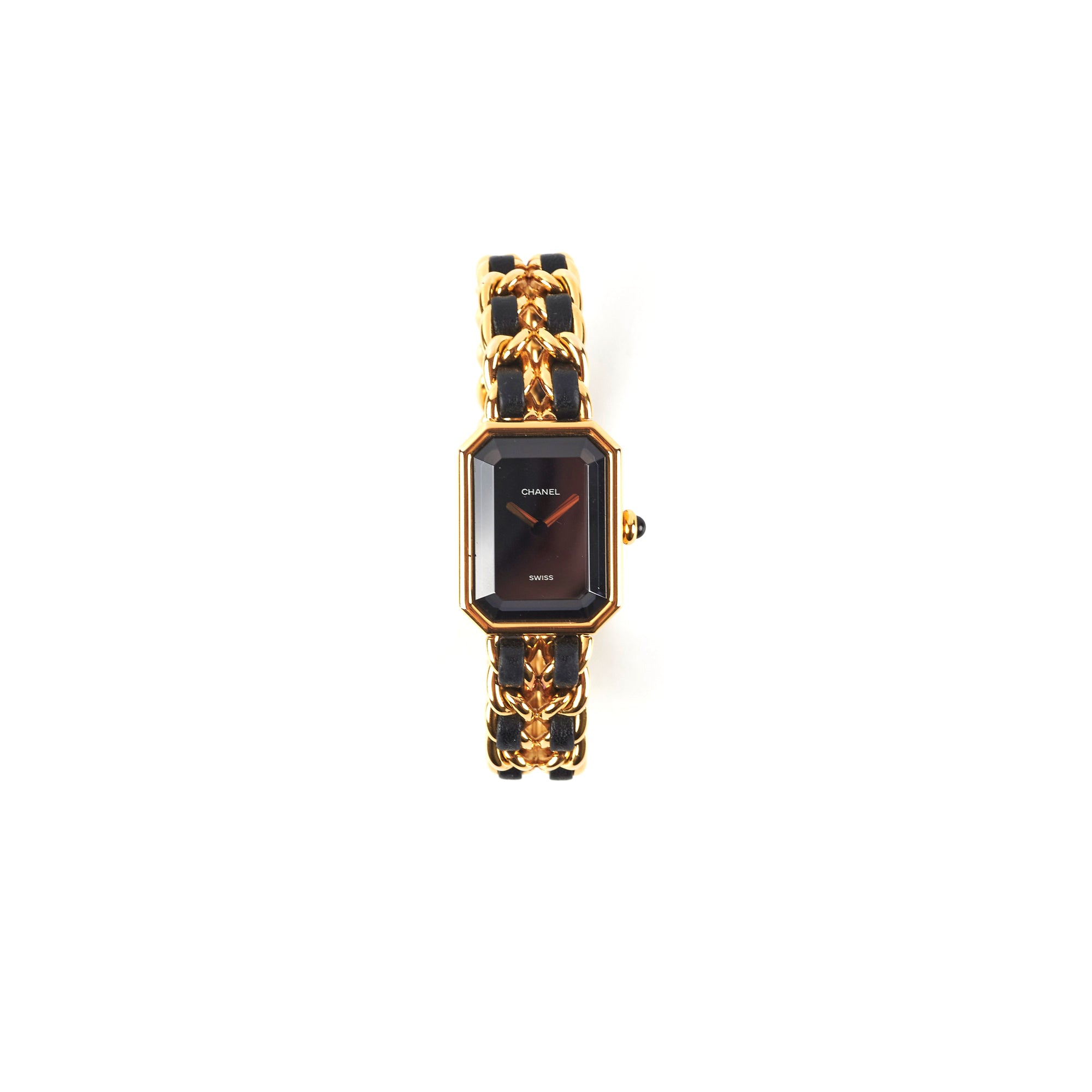 Chanel Premier Large Black Gold Luxury Watch for Women - Elegant Dress & Formal Occasions