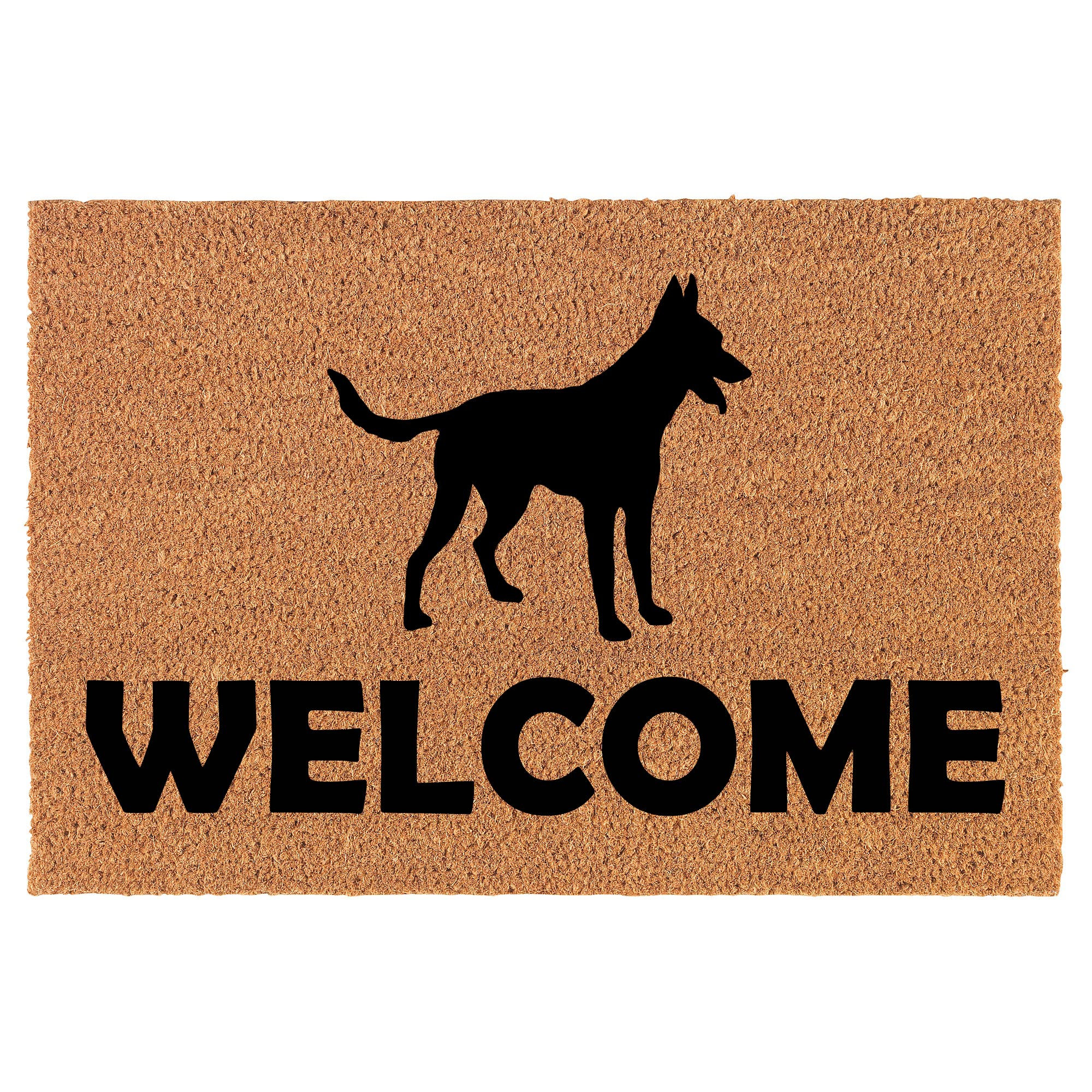 Premium Coir Doormat for Front Door - Natural Coconut Fiber Welcome Mat - Perfect Housewarming & New Home Gift - Durable 24