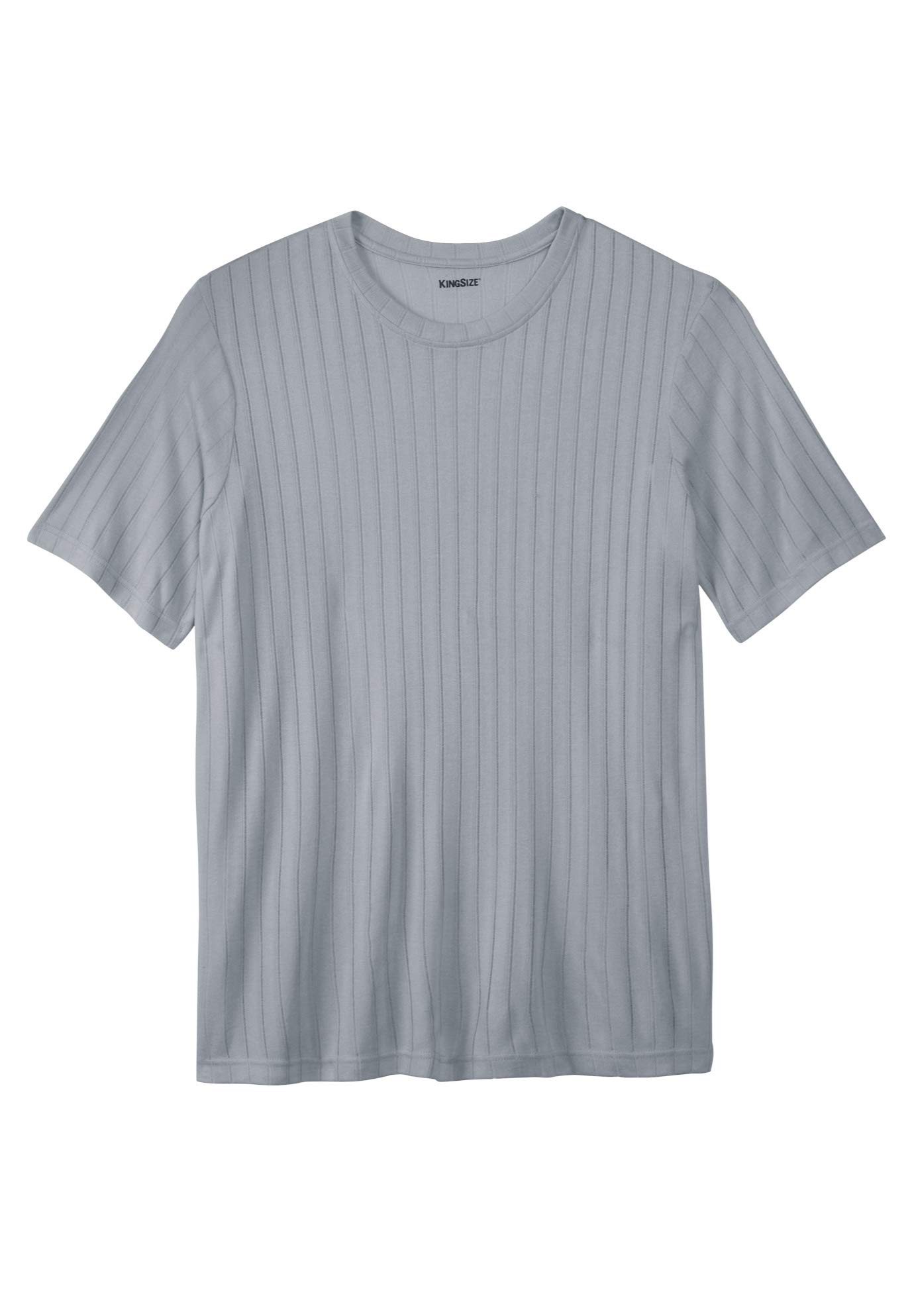 KingSize Men's Big & Tall Plaited Crewneck Shirt - Comfortable Plus Size Casual Top for Work & Everyday Wear
