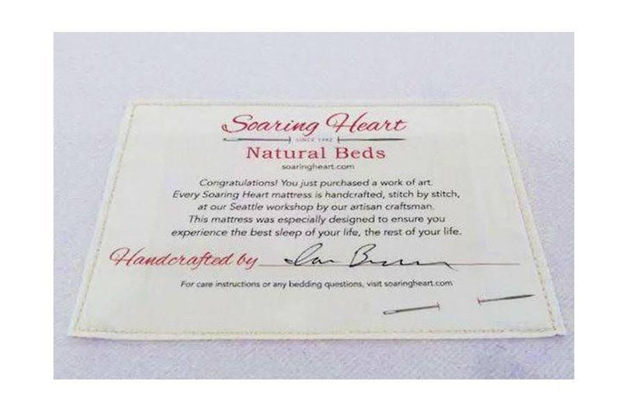 Organic Latex Mattress - 6.5 Inch Natural & Hypoallergenic - Perfect for Eco-Friendly Bedrooms & Allergy Relief